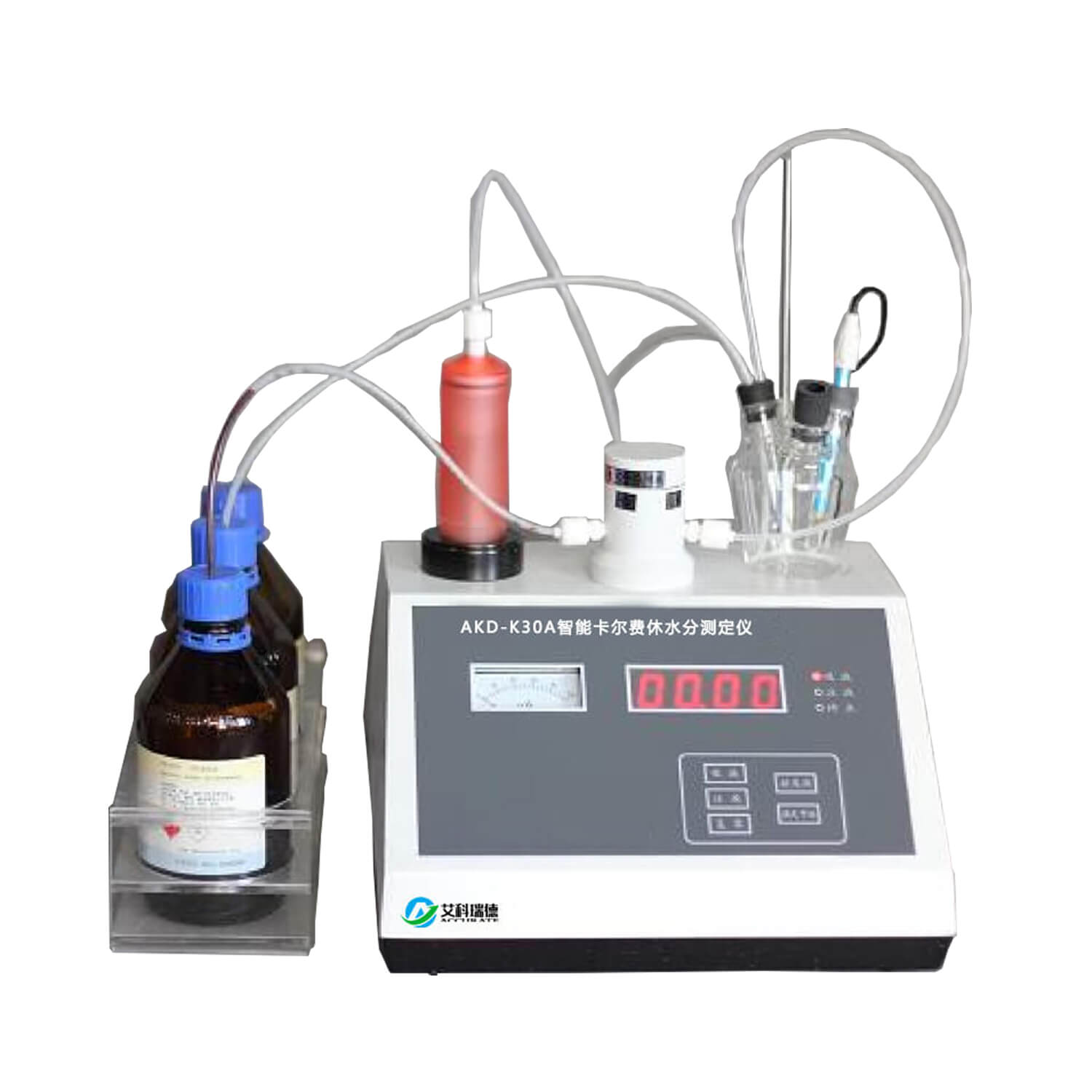 AKD-K30A智能卡爾費(fèi)休水分測定儀(容量法)(圖2) AKD-K30A智能卡爾費(fèi)休水分測定儀(容量法)(圖2)